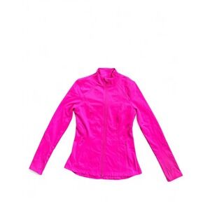 Spyder Active Full Zip Jacket Women Small Pink Excellent Thumbhole Mock Neck